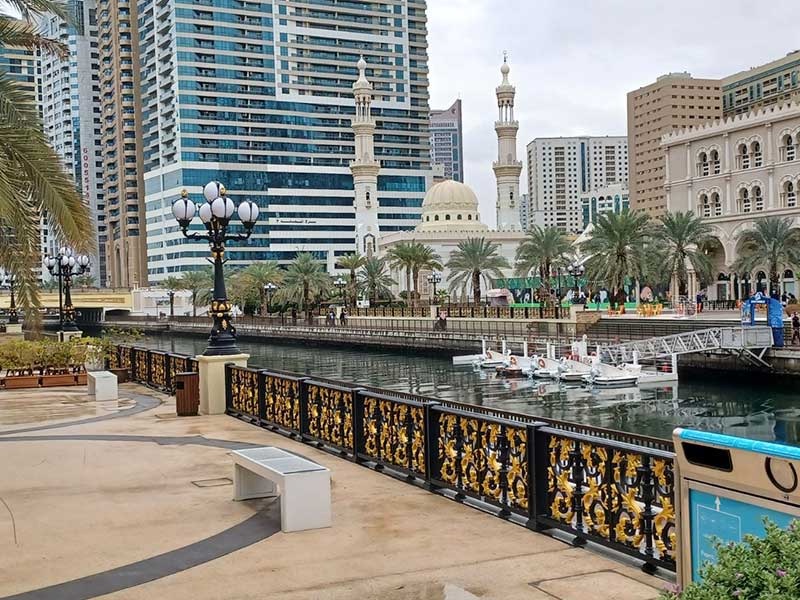 Paseo de Sharjah.