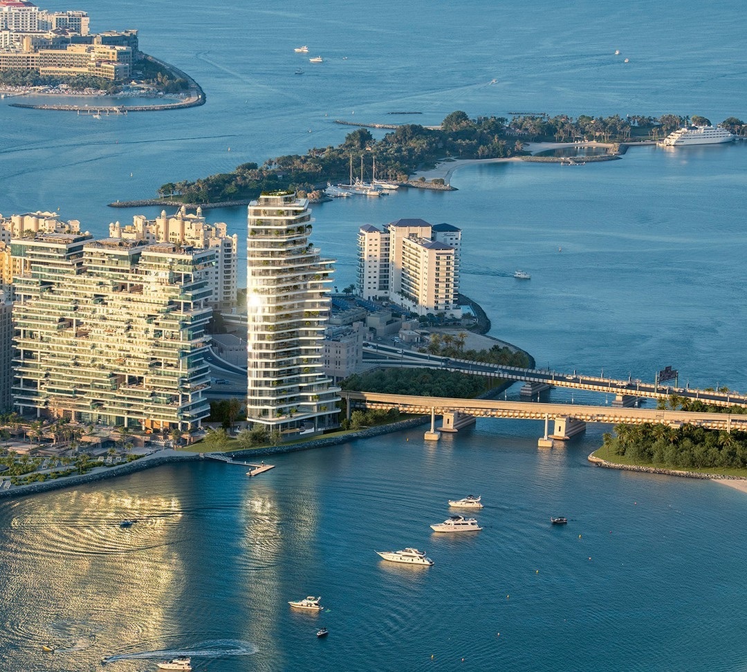 Vistas desde Palm Jumeirah, en Dubái.